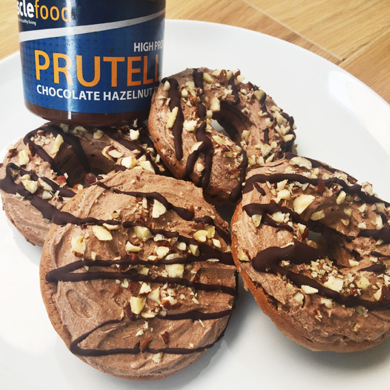 Chocolate Chip Prutella Doughnuts