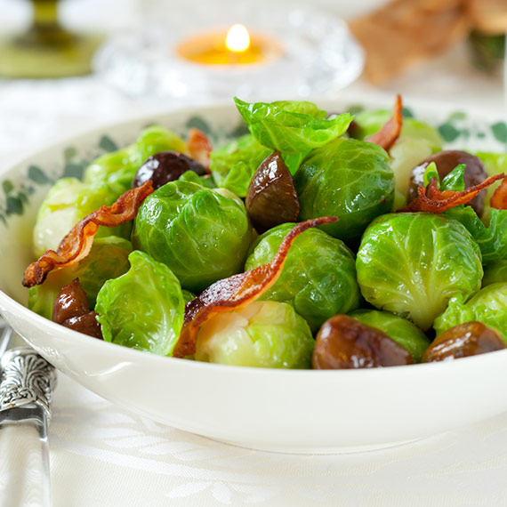 Stunning Sprouts with Bacon