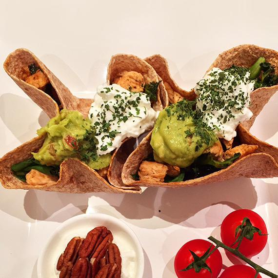 Low Carb Chicken Taco Bowls