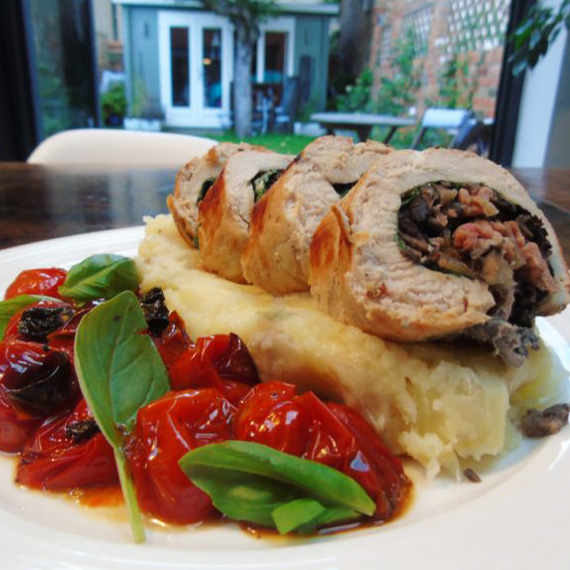 Seriously Easy Stuffed Chicken Ballotine