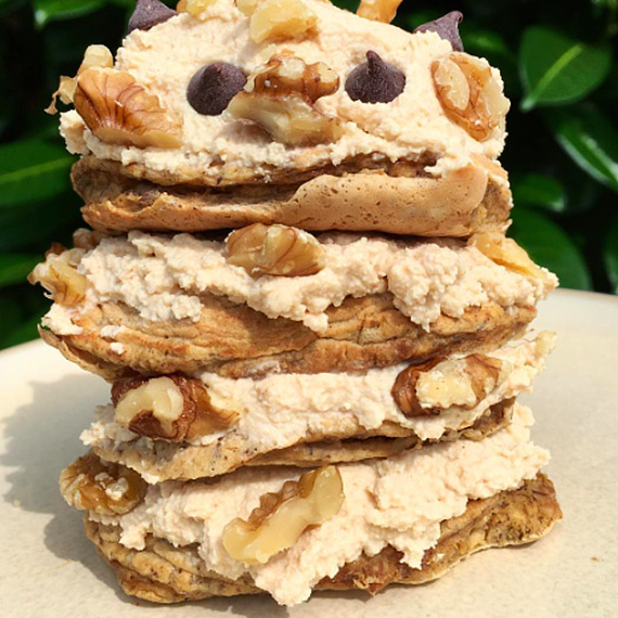 Walnut Coffee Pancakes