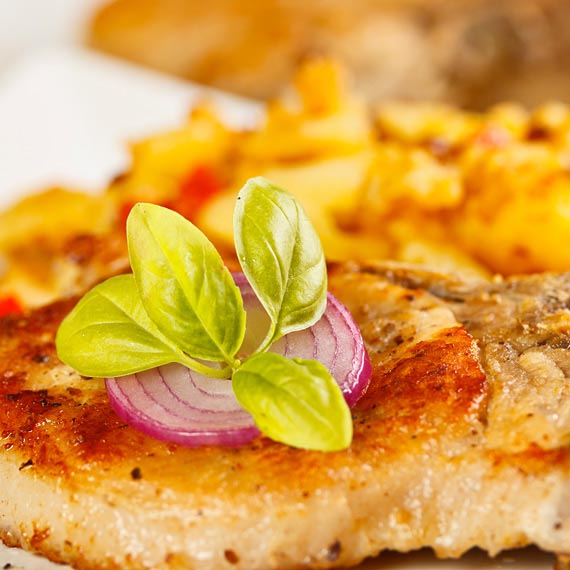 Spicy Glazed Pork Loin Steaks