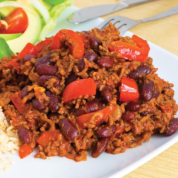 Three Bean Turkey Chilli