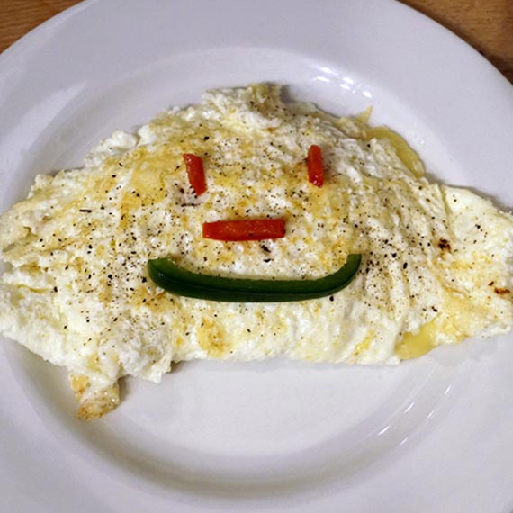A Very Cheesy Omelette
