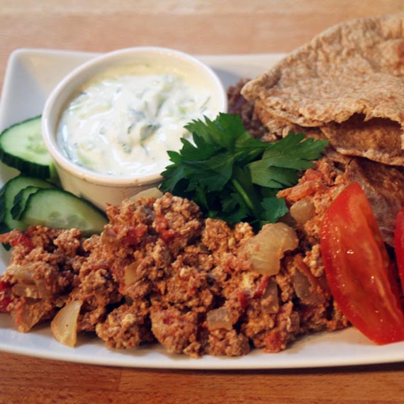 Egyptian Egg White Scramble