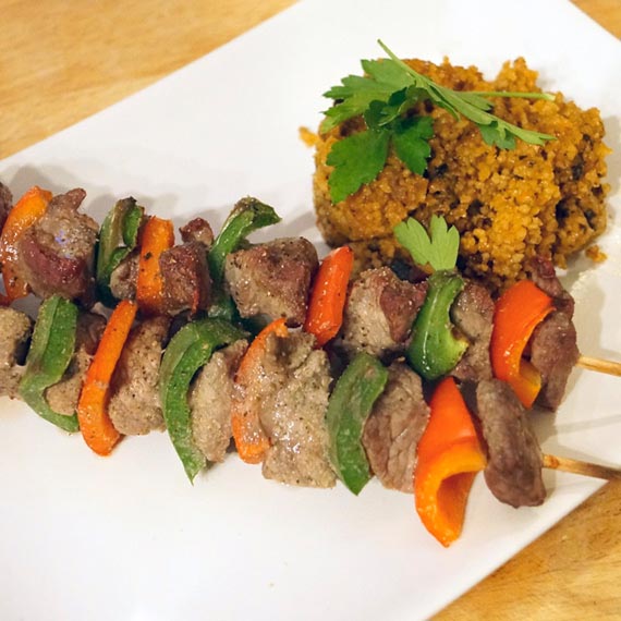Lean Beef Kebabs
