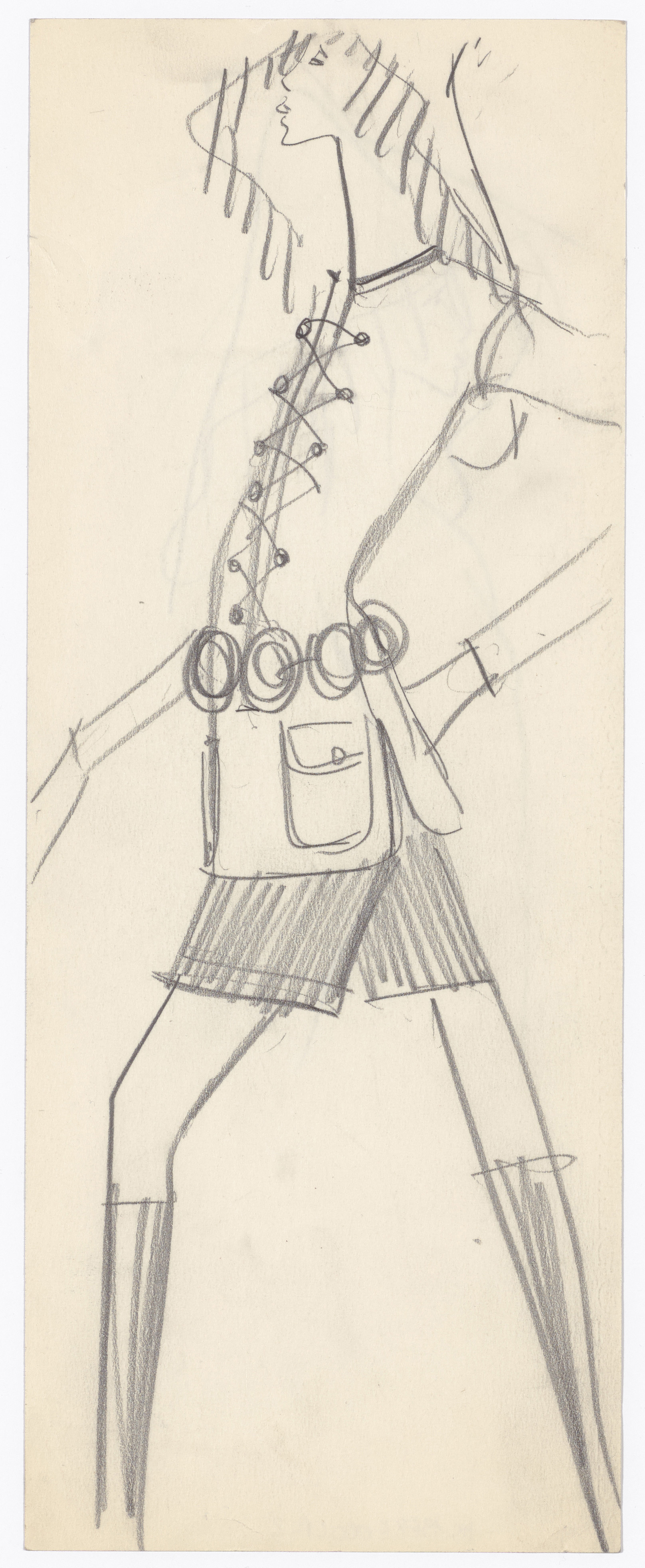 Drawing Lines In Muse : First safari jacket musée yves saint laurent paris