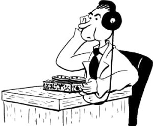 Nixon escuchando cintas secretas