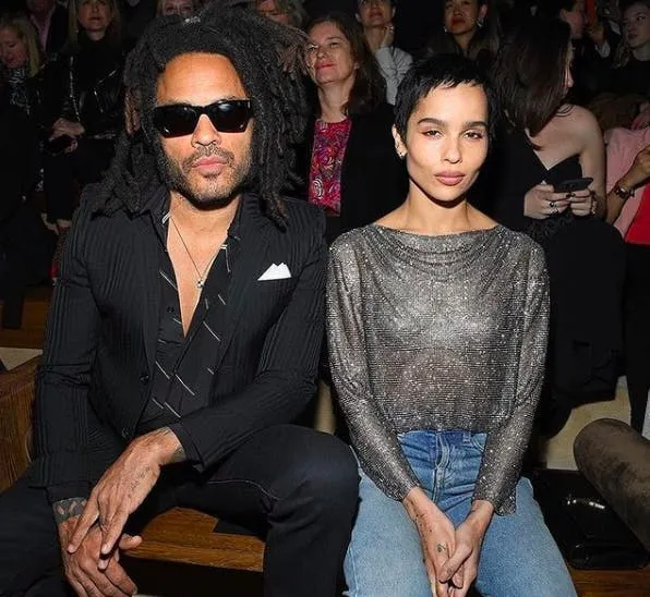 Lenny Kravitz und Zoë Kravtiz