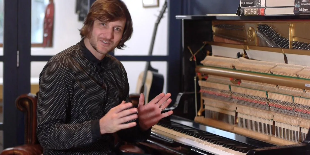 Spiel authentisches Blues-Piano