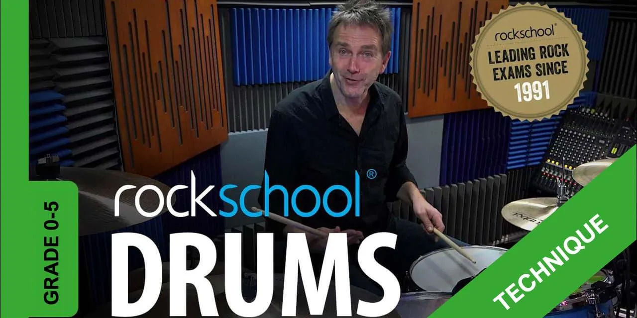 Técnica de batería Rockschool - Fundamentos (Grade 0-5)