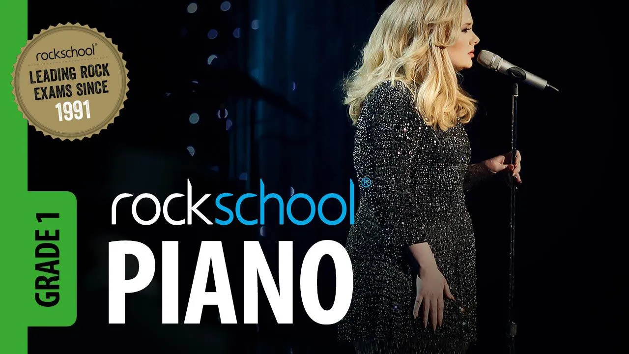 Lecciones de piano para principiantes de Rockschool: Grade 1