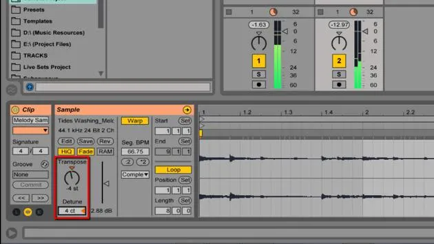 Controlar clips - Sample Box