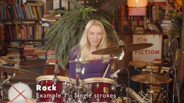 Beispiel 1 - Single Strokes