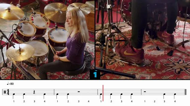 Beispiel 3 - Bassdrum-Phrasen