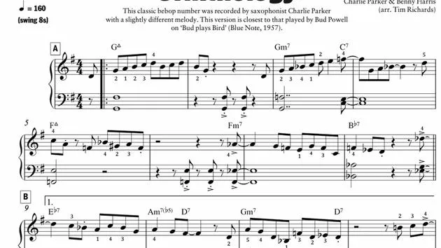 Fake books y lead sheets/Secuencias II-V-I en los estándares de jazz