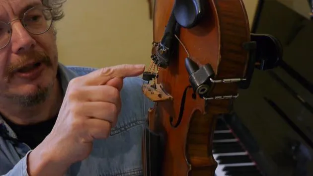 Die Violine verstärken