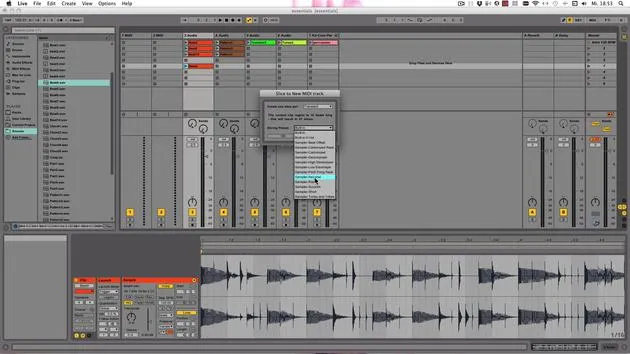 Audio in MIDI umwandeln