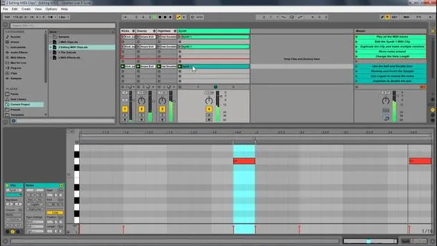 Cómo editar MIDI en Ableton Live