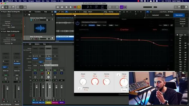 Configurer un bus de reverb avec un send