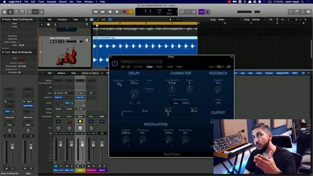 Delays in Logic Pro verwenden