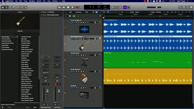 Channel strips and plugins
