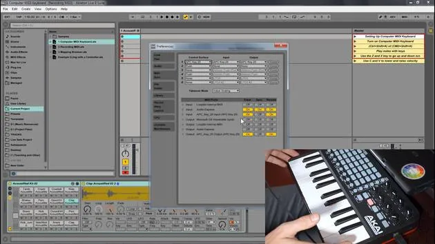 MIDI-Controller in Ableton Live installieren und einrichten