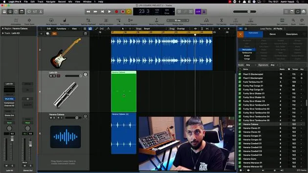 Crear beats con Apple Loops
