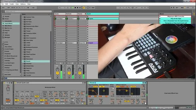 Macro-Control-Mappings und der Mapping Browser in Ableton Live