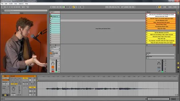 Options de monitoring dans Ableton Live