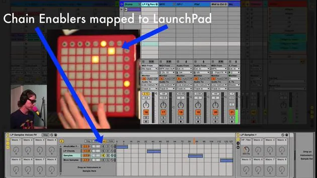 Live-Instrumentenspuren