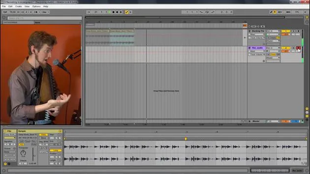 Audio in der Arrangement View aufnehmen