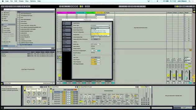 Ableton-Einstellungen