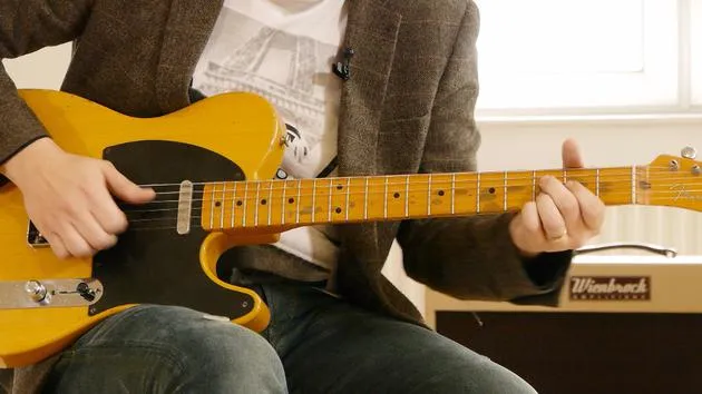 Escala de blues con acordes de novena