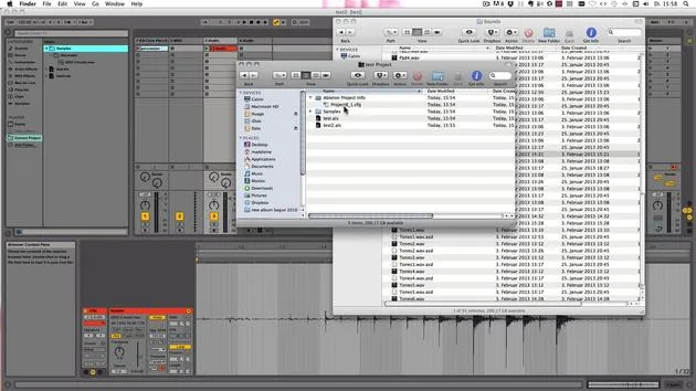 Live Sets y Live Projects