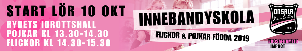 Innebandyskola banner