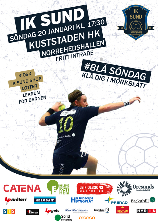 Poster fb ik sund herr vs kuststaden 2019 01 20