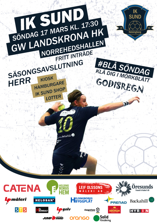 Poster fb ik sund herr vs landskrona 2019 03 17