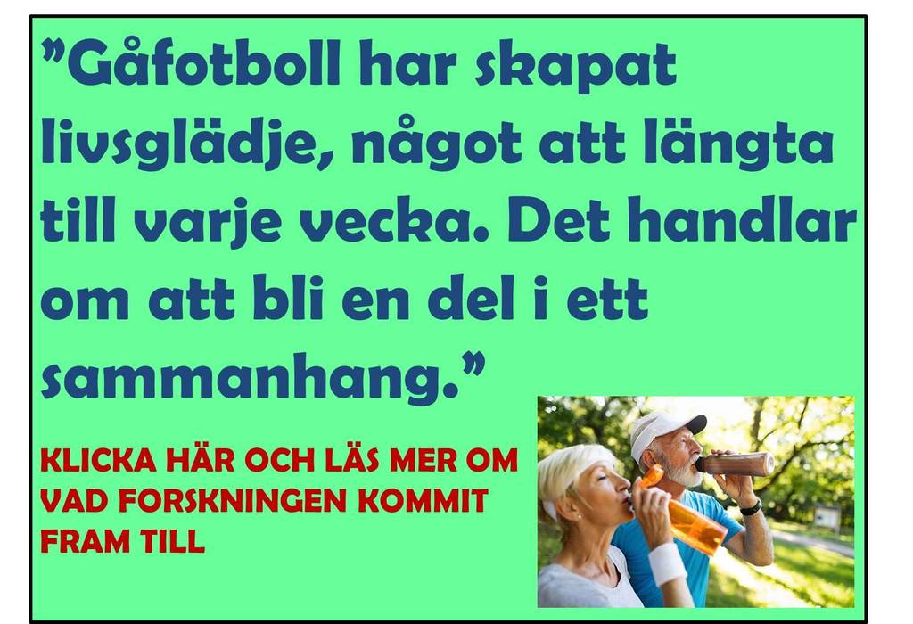 Banner forskning g fotboll