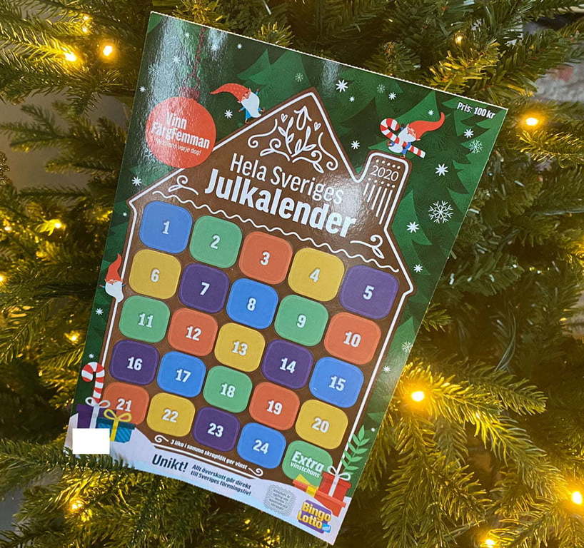 Bingolotto julkalender