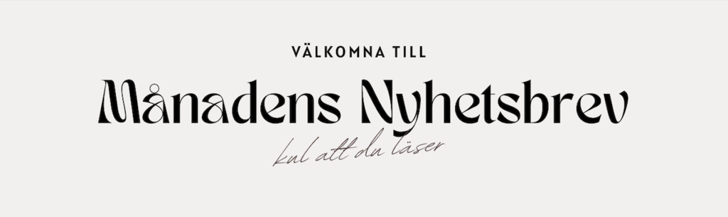 M nadens nyhetsbrev