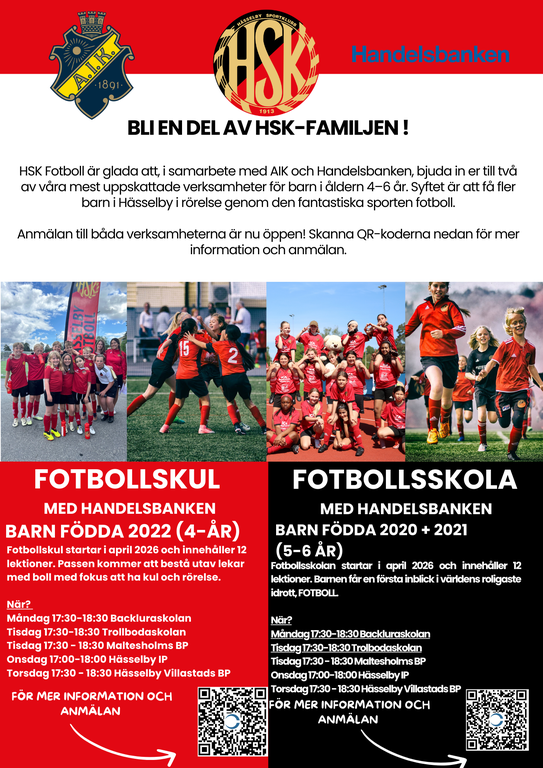Fotbollskulfotbollsskola poster