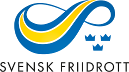 Svensk friidrott logo blue
