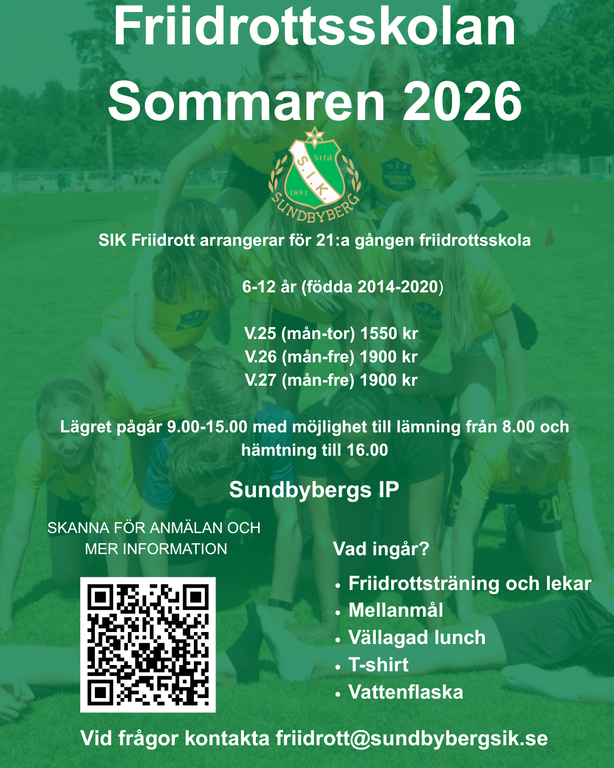 Friidrottsskolan sommaren 2026  2 