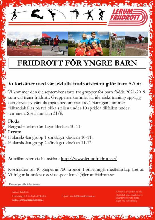 Friidrott f r yngre barn ht 2026