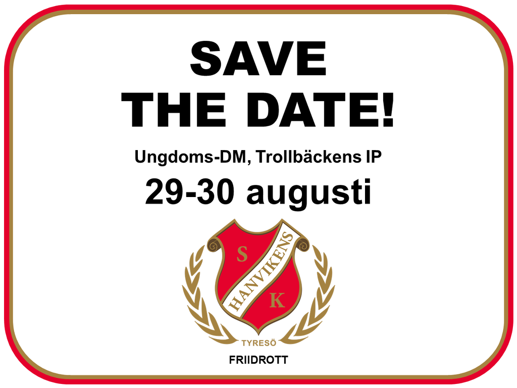 Save the date   dm 2026