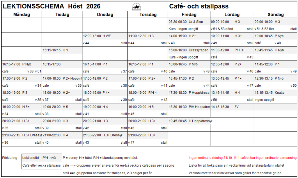 Cafe stallpass h st 26