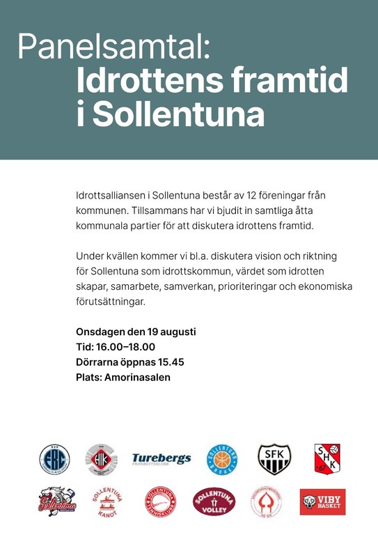 Idrottsalliansen inbjudan 20260819