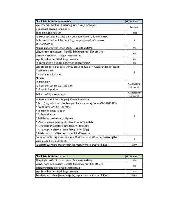 To do  poolspel
