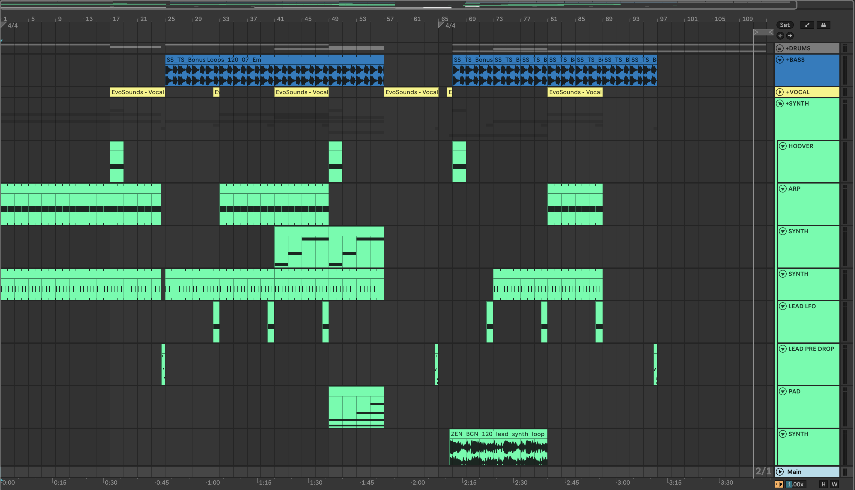 daw screenshot